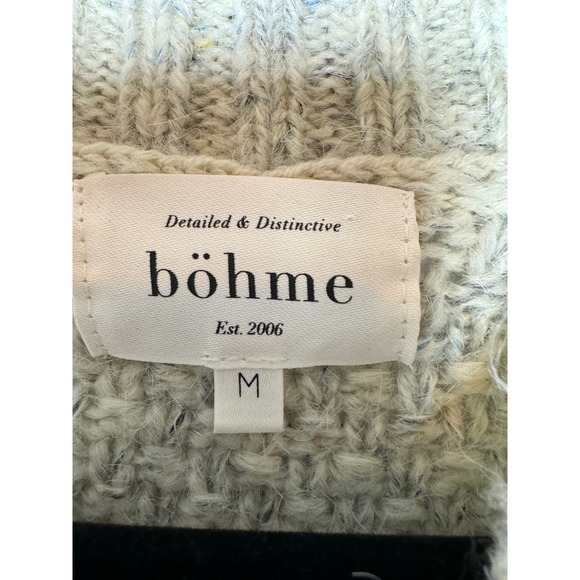 Boheme Turtleneck Sweater, Oatmeal color - Picture 2 of 4